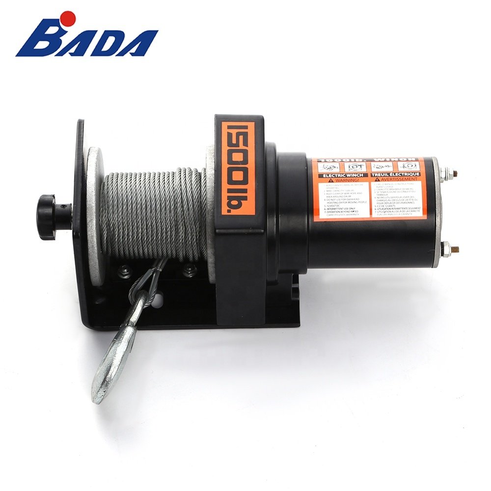 BADA 12v 24v Auto Electric Anchor Boat Winch Price for Cranes