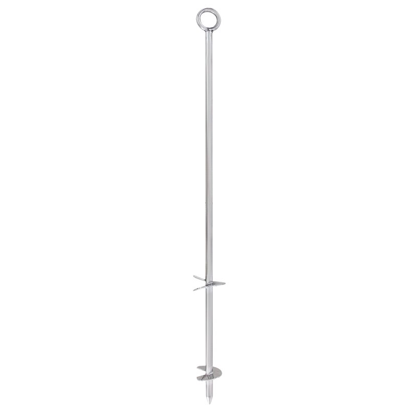 Yanyu Sand Anchor the Beach and Sandbar 316 Stainless Steel Screw Anchor W/Removable Handle, Bungee Line & Carry Bag for Jet Sk