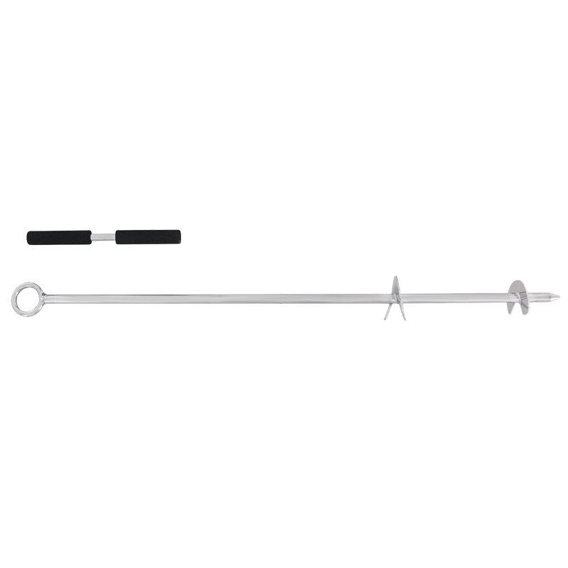 Yanyu Sand Anchor the Beach and Sandbar 316 Stainless Steel Screw Anchor W/Removable Handle, Bungee Line & Carry Bag for Jet Sk
