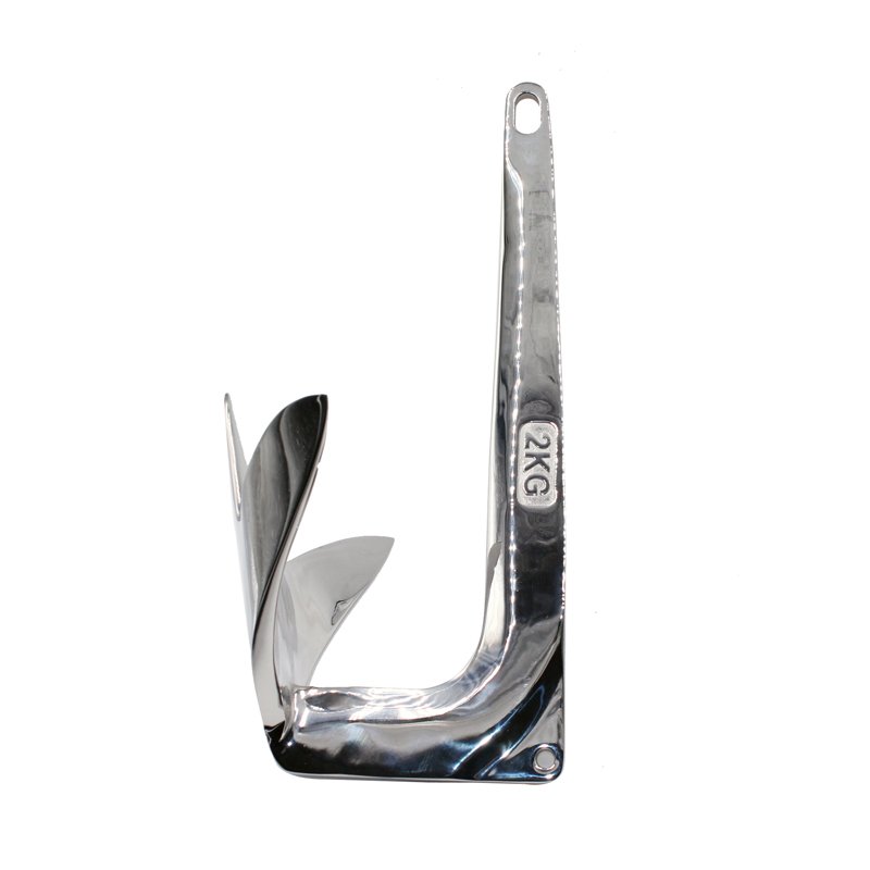 Stainless Steel 316 Small Yacht Boat Anchor Claw Anchor for Bruce Ship Boats Anchor