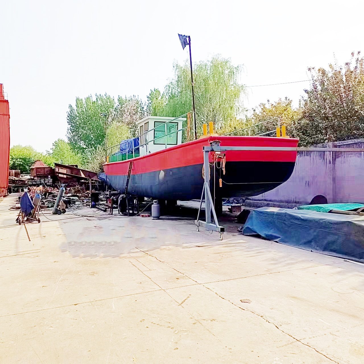 Work Boat with Two Propellers for Sale