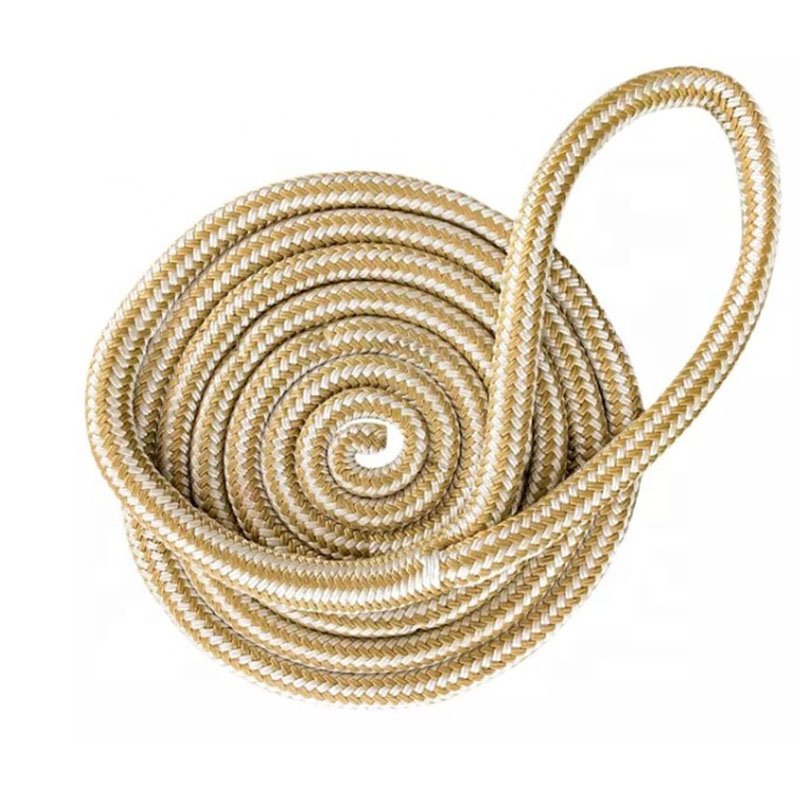 OEM ODM Marine Supplier 3/8 1/2 INCH Nylon Polyester Polypropylene Double Braided Marine Rope Dock Line Rope for Ship Docking