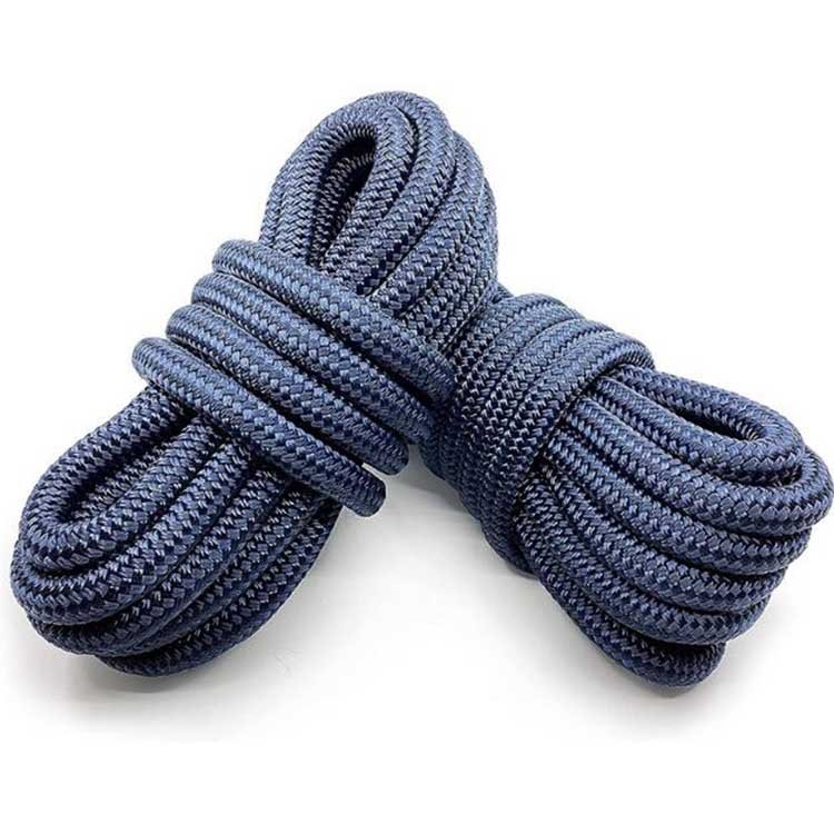 OEM ODM Marine Supplier 3/8 1/2 INCH Nylon Polyester Polypropylene Double Braided Marine Rope Dock Line Rope for Ship Docking