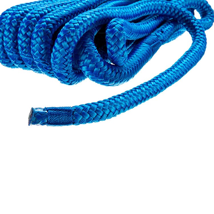 OEM ODM Marine Supplier 3/8 1/2 INCH Nylon Polyester Polypropylene Double Braided Marine Rope Dock Line Rope for Ship Docking