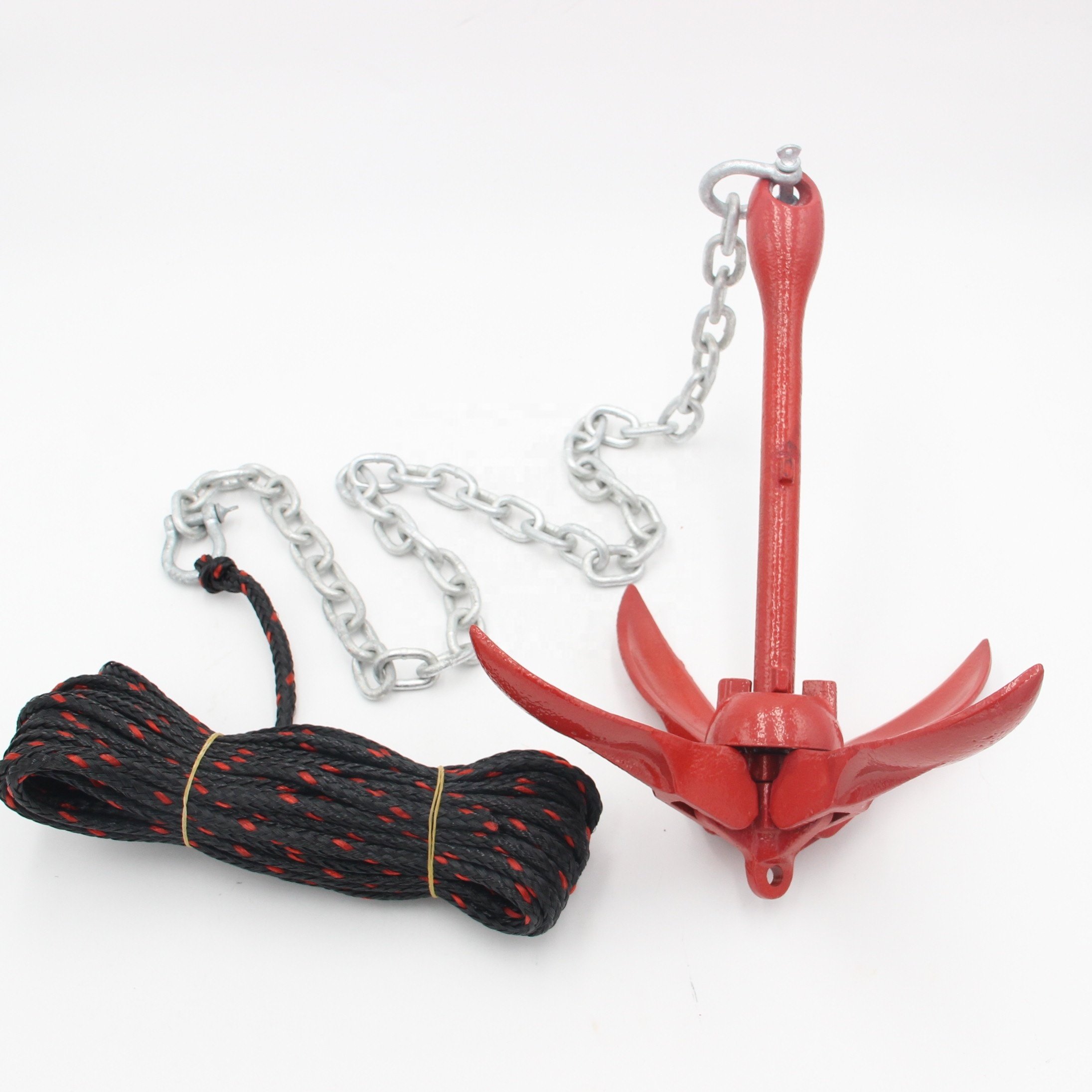 Kayak/Boat Accessories of Grapnel Folding Anchor "A" Type Anchor Kit for Boat Part Yacht Marine Anchor