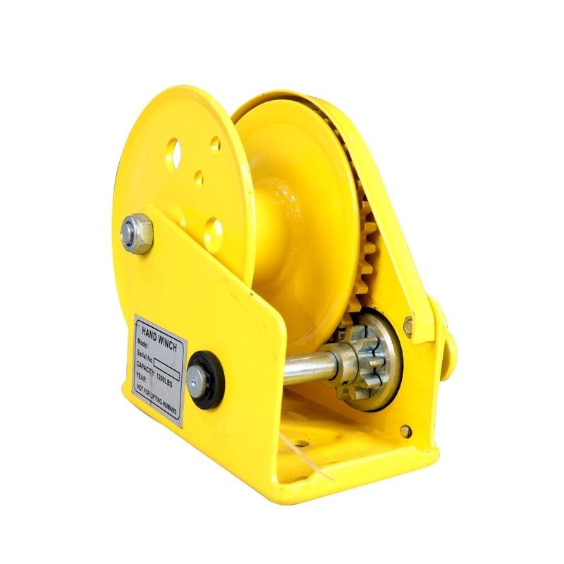 2600lbs 1200lbs 1800lbs Sidewall Hand Crank Winch Wall Hand Winch with Wire Rope Hand Towing Winch Factory