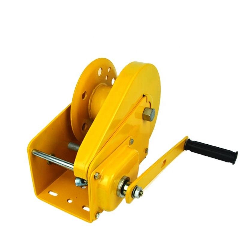 2600lbs 1200lbs 1800lbs Sidewall Hand Crank Winch Wall Hand Winch with Wire Rope Hand Towing Winch Factory