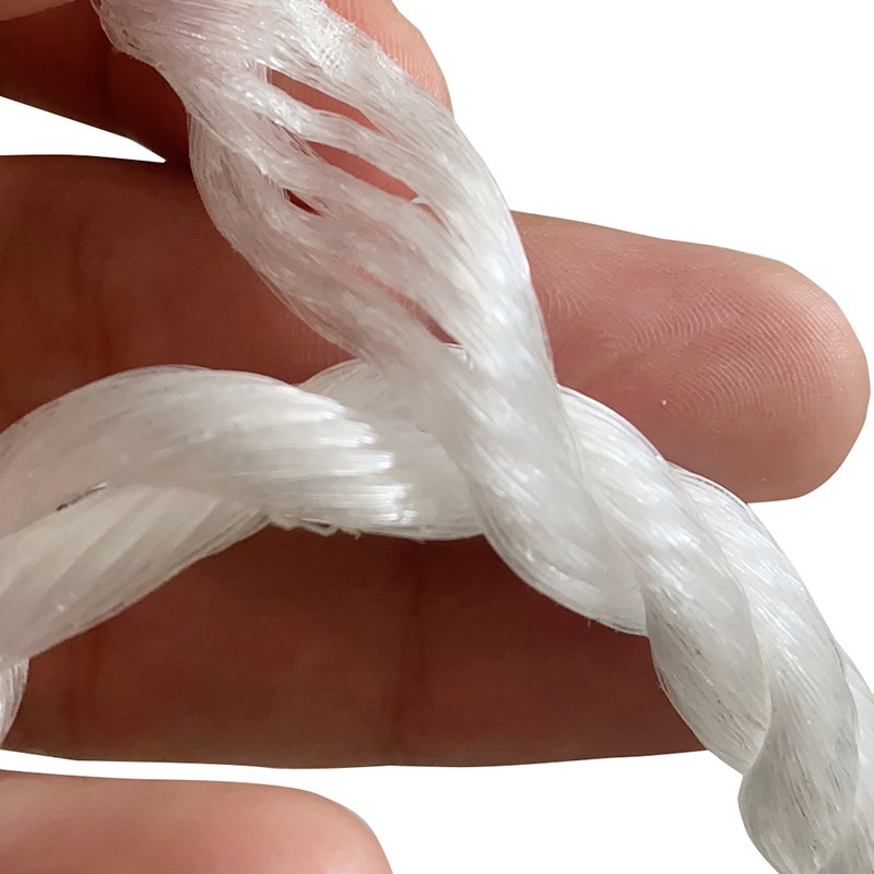 High Strength Polypropylene 3 Strand Twisted PE Twine Nylon PP PE Marine Rope for Packaging and Fishing