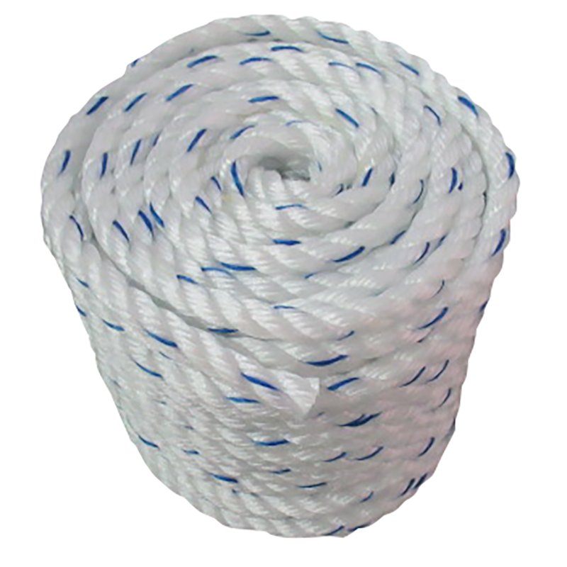 Wholesale 3/4/8 Strands Polyprophylene Plastic Rope Twisted Braided PP Danline Rope for Fishing Marine Towing