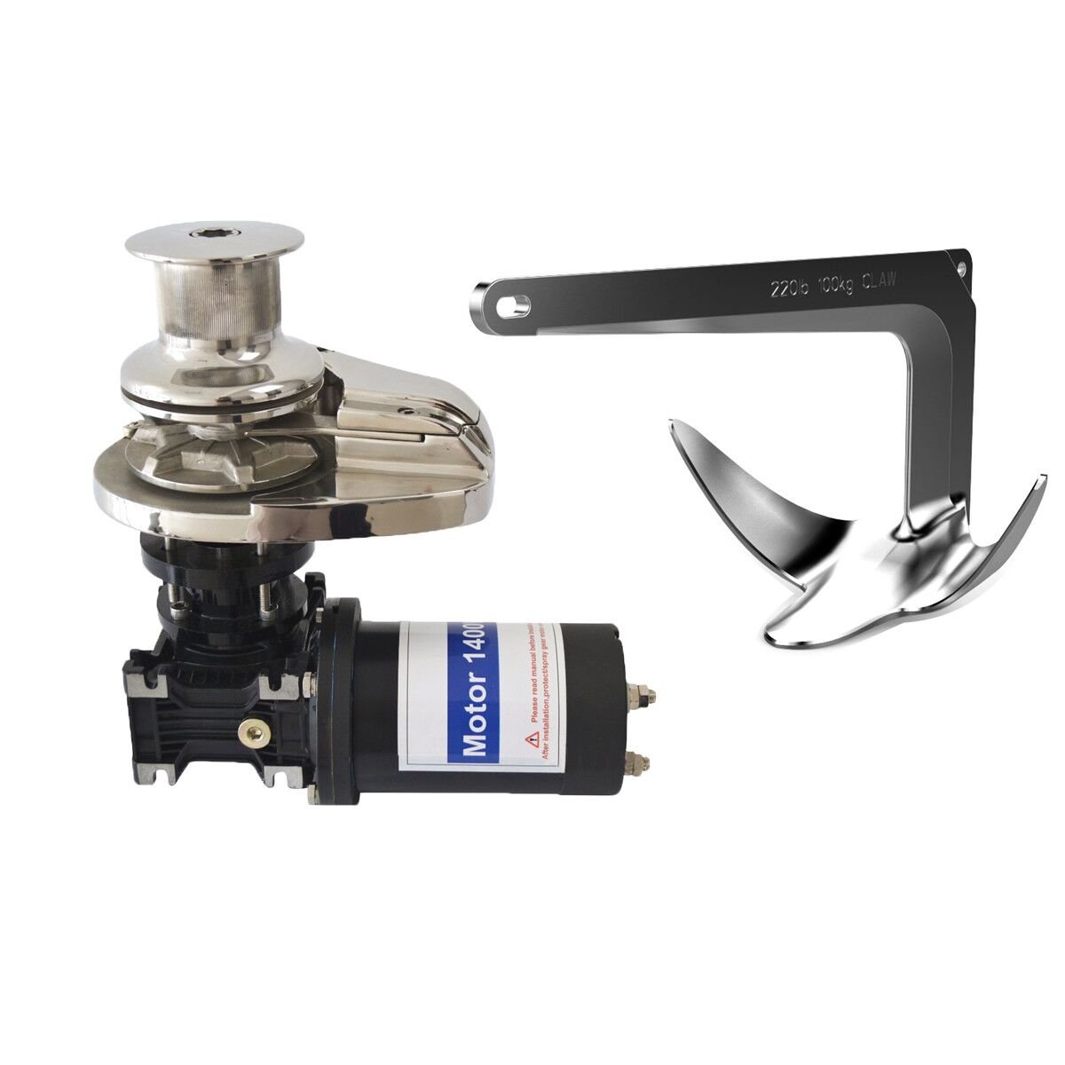 12V 24V 600W Boat Marine Parts Anchor Winch Windlass