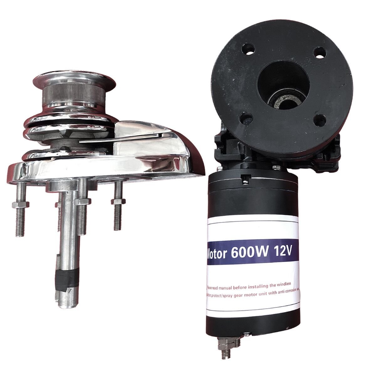 12V 24V 600W Boat Marine Parts Anchor Winch Windlass