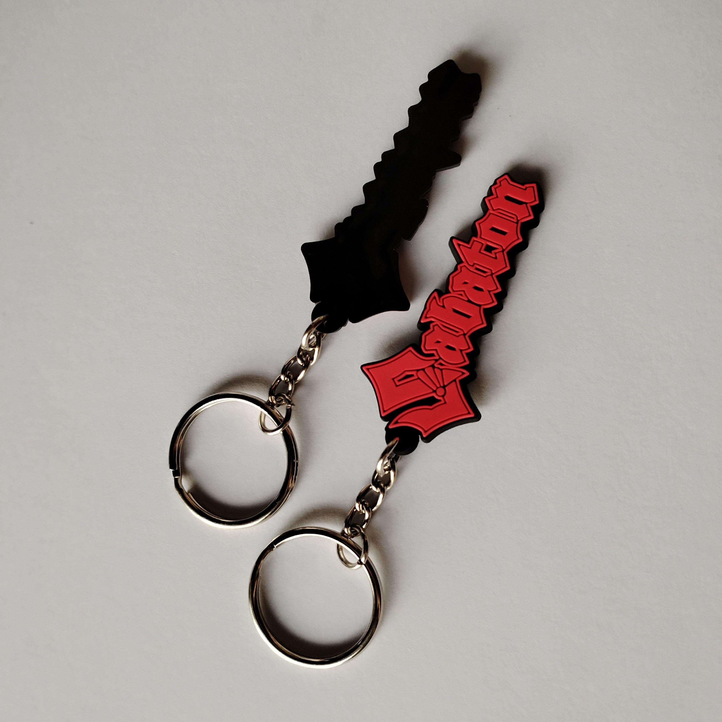 PPH-0018 Fishing Water Floating Sublimation Keychain Accessories Key Ring Custom Anchor Shape PVC Silicon Rubber Key Chain