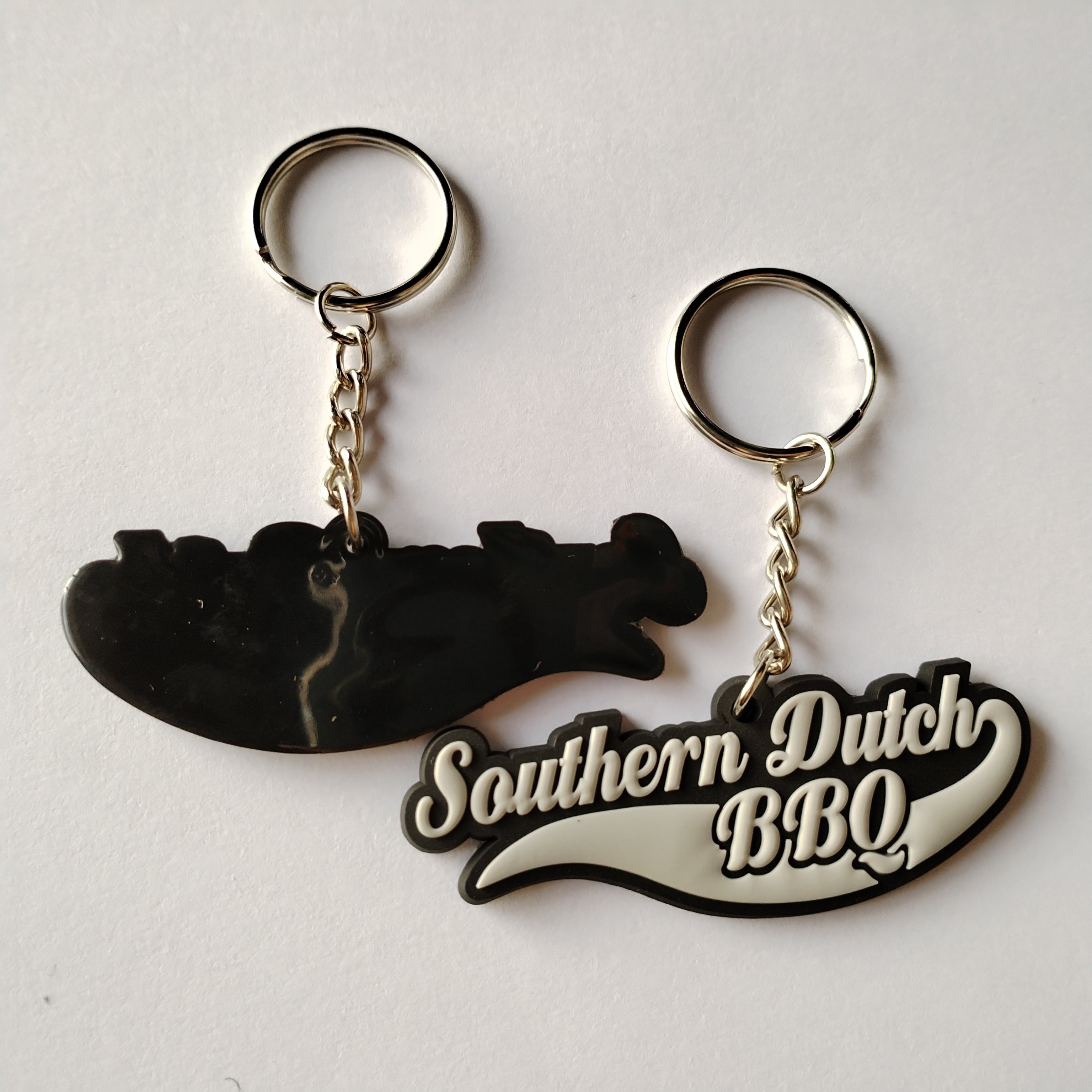 PPH-0018 Fishing Water Floating Sublimation Keychain Accessories Key Ring Custom Anchor Shape PVC Silicon Rubber Key Chain