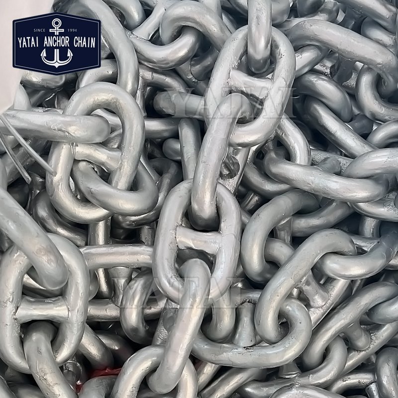Galvanized Anchor Chain Marine Stud Link U2 U3 Anchor Chains for boat