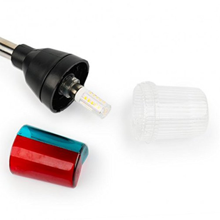 12V LED Tri-Color Navigation Lamp for Yacht & Boat All-Around Marine Anchor Light