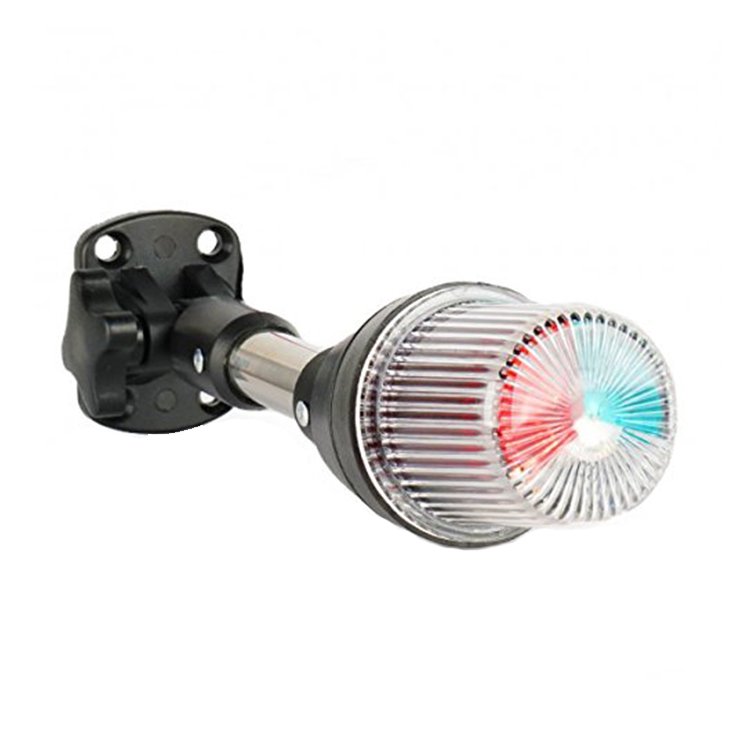 12V LED Tri-Color Navigation Lamp for Yacht & Boat All-Around Marine Anchor Light