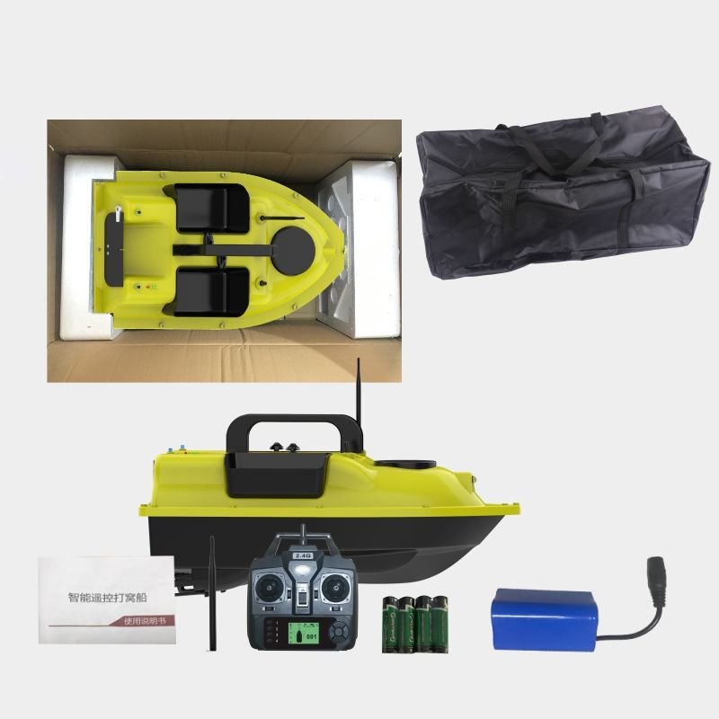 Factory D18B 16 GPS Positioning Points 3 Hoppers Light RC Toy Boats Yacht Outdoor Speedboat Bait Boat Carp Fishing
