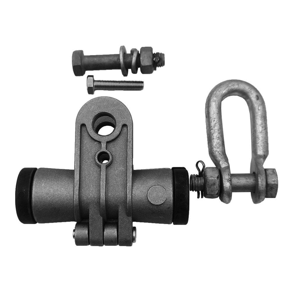 Aluminum Alloy Preformed Suspension Clamp For ADSS 100M Span Fiber Cable Anchor Fitting Clamp For Optical Communications