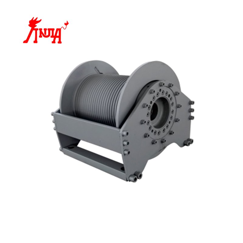 Single Drum 10 Ton Hydraulic Winch for Tractors Anchor Excavator Shrimp Boat Fishing Net