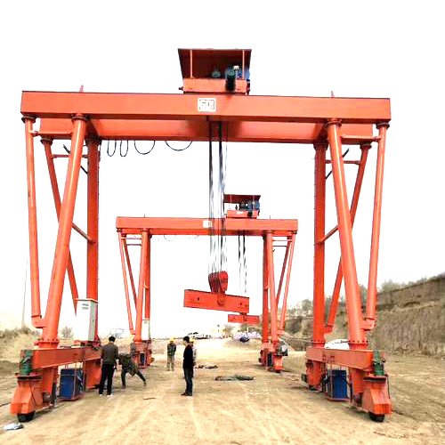 10T 20T 50T to 100T Boat Lifting Gantry Crane Rubber Tyre Gantry Crane