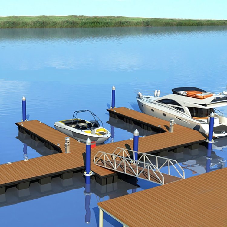 Aluminum Flotation Platform Marina Hardware Aluminium Floating Docks Yacht Docking System