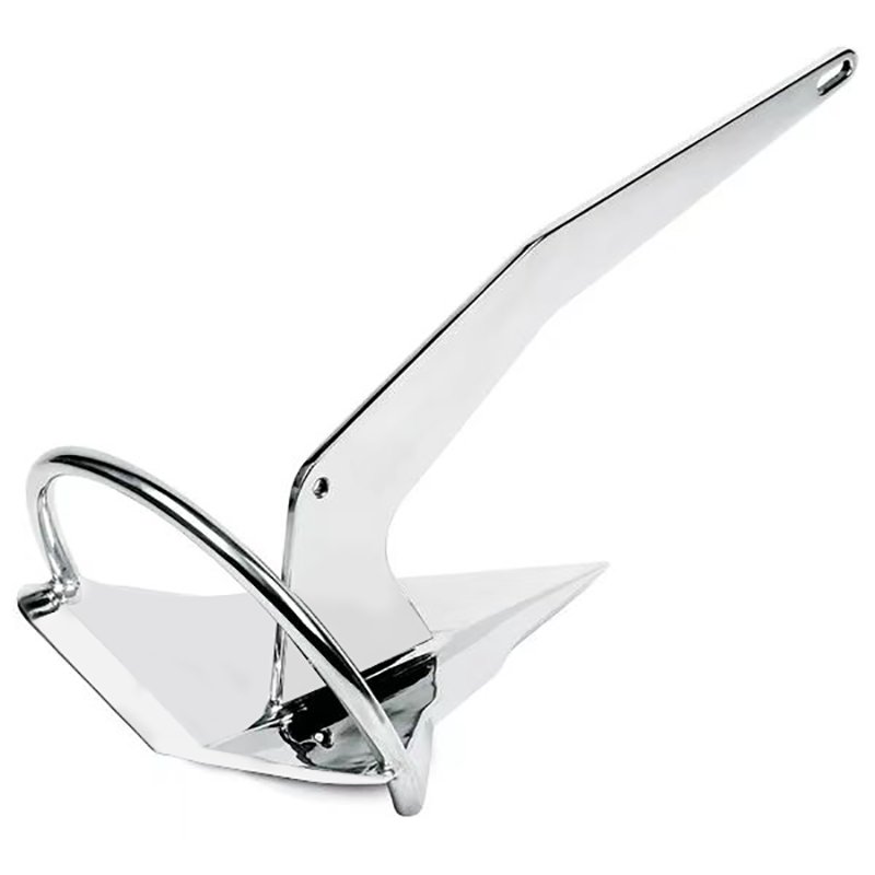 LARIN Boat Parts Boat Anchors Stainless Steel 316 Shovel Style Anchors with Roll Bar for Yacht