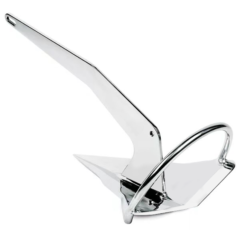 LARIN Boat Parts Boat Anchors Stainless Steel 316 Shovel Style Anchors with Roll Bar for Yacht