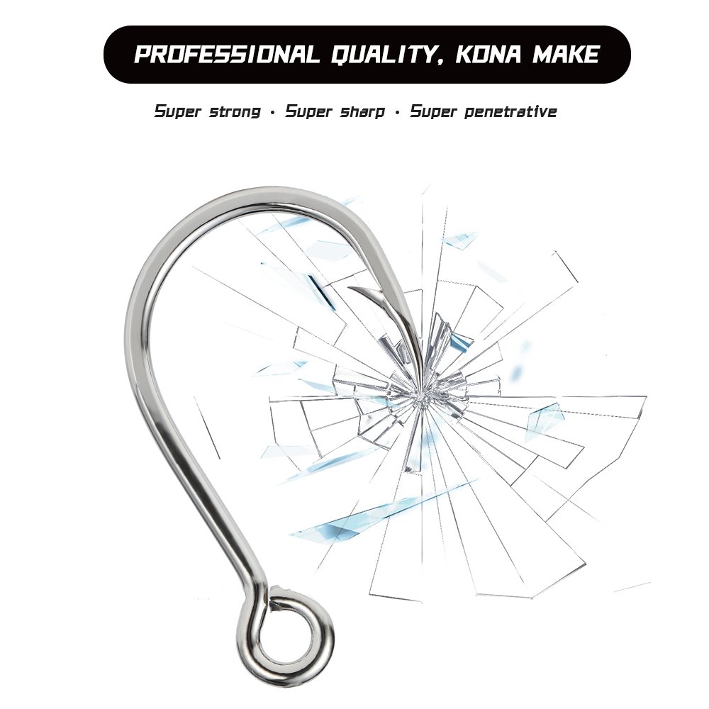 High Carbon Steel Circle Hook for Bass Large Hole Sea Fishing Gear Anti-Seawater Corrosion Boat Anchor for River Fishing