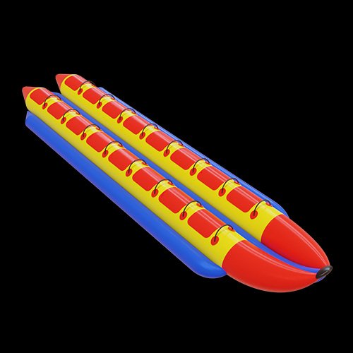 Y&G 10 Persons Inflatable Banana Boat| Inflatable Water Banana Boat for Outdoor Water Games| ISO, Inflatable Water Banana Boat
