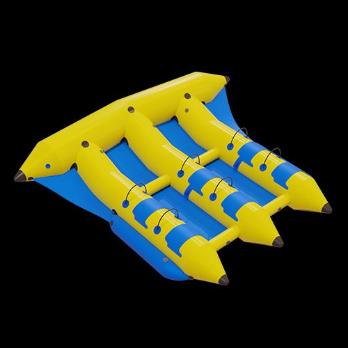 Y&G 10 Persons Inflatable Banana Boat| Inflatable Water Banana Boat for Outdoor Water Games| ISO, Inflatable Water Banana Boat