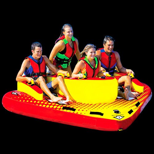 Y&G 10 Persons Inflatable Banana Boat| Inflatable Water Banana Boat for Outdoor Water Games| ISO, Inflatable Water Banana Boat