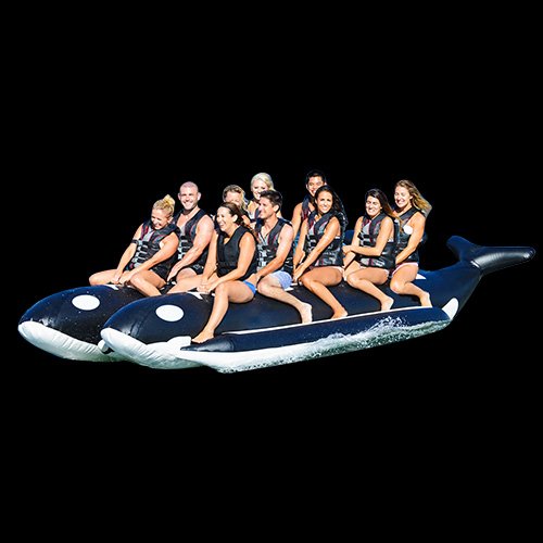 Y&G 10 Persons Inflatable Banana Boat| Inflatable Water Banana Boat for Outdoor Water Games| ISO, Inflatable Water Banana Boat