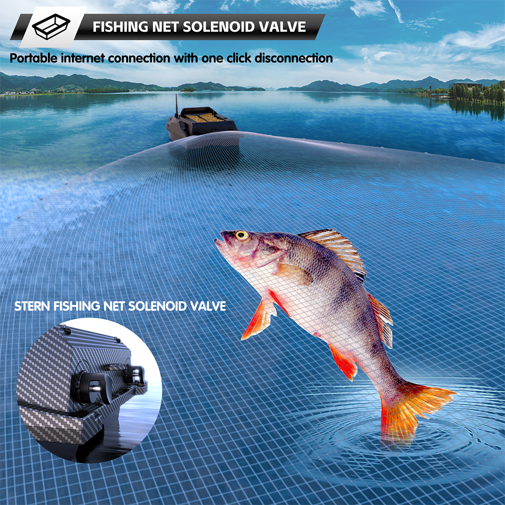 V080 12V High Speed GPS Wireless Fish Finder 9 Switchable Fishing Ground 180 Anchor Points RC Bait Boat