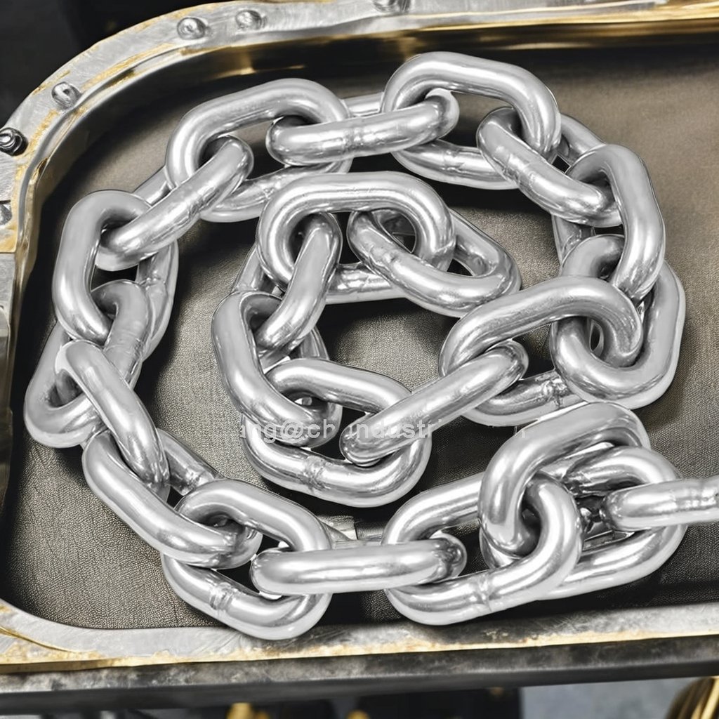 8mm 316 Stainless Steel Anchor Chain Marine Hardware Welded Transmission Chain For Ship Yacht Boat Made Of Durable Alloy