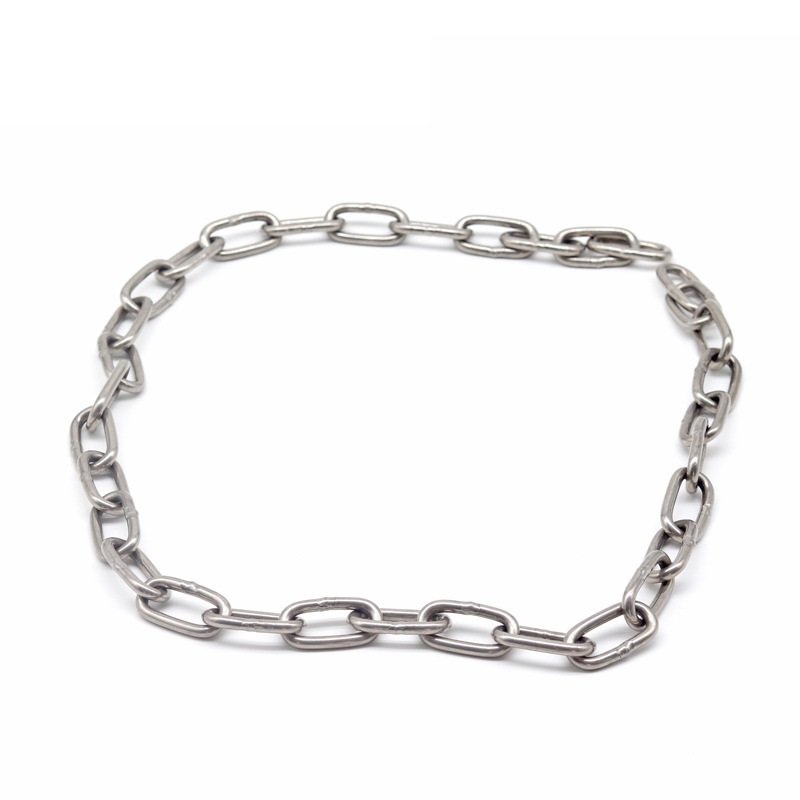 8mm 316 Stainless Steel Anchor Chain Marine Hardware Welded Transmission Chain For Ship Yacht Boat Made Of Durable Alloy