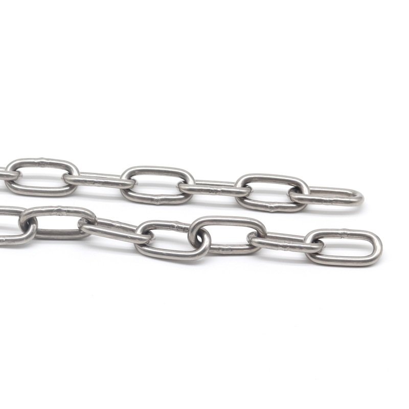 8mm 316 Stainless Steel Anchor Chain Marine Hardware Welded Transmission Chain For Ship Yacht Boat Made Of Durable Alloy