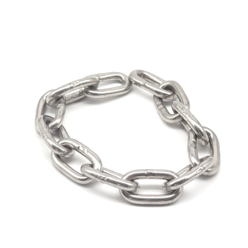 8mm 316 Stainless Steel Anchor Chain Marine Hardware Welded Transmission Chain For Ship Yacht Boat Made Of Durable Alloy