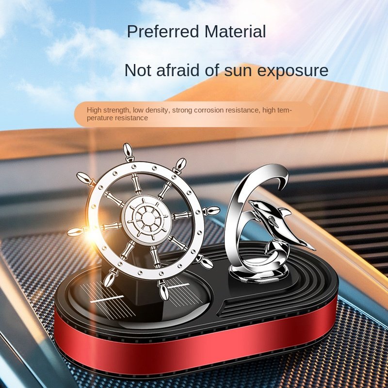 2024 New Car Aromatherapy Solar Ornaments Perfume Holder Diffuser Car Interior Accessories Air Freshener