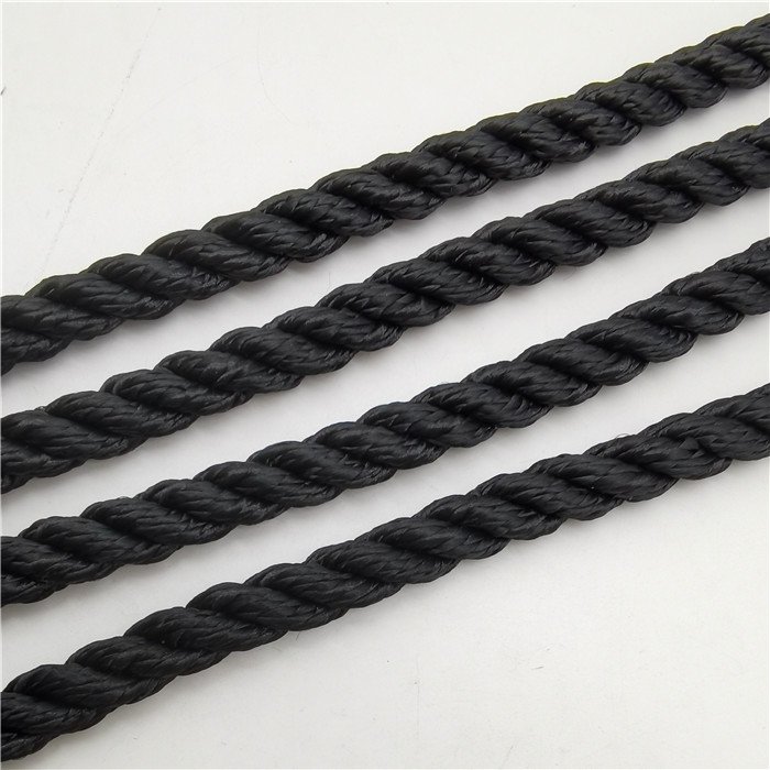 3 Strand Twisted Nylon Rope 6MM-24MM UV Resistance Polyamide PE Packing for Agriculture Mooring Anchoring