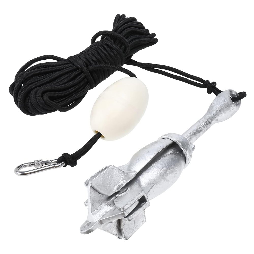 New Folding Kayak Anchor Kit for Canoe Boat Jet Ski Paddle Board Durable Boat Anchor Kits for Kayaks