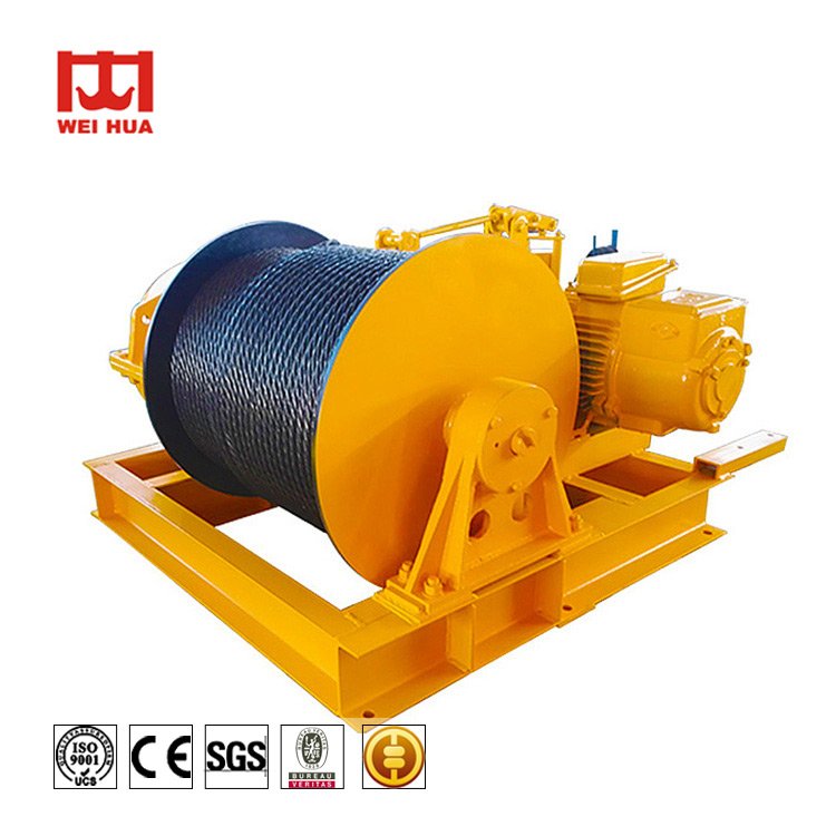 China Heavy Duty 50 Ton 100 Ton 200 Ton Marine Electric Hydraulic Winches for Boat Anchor Pulling Using