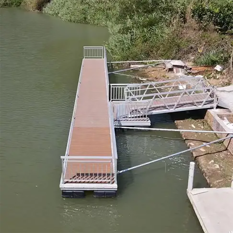 Popular Sale High Quality Aluminum Alloy Frame Floating Pontoon Docks Walkway Platform