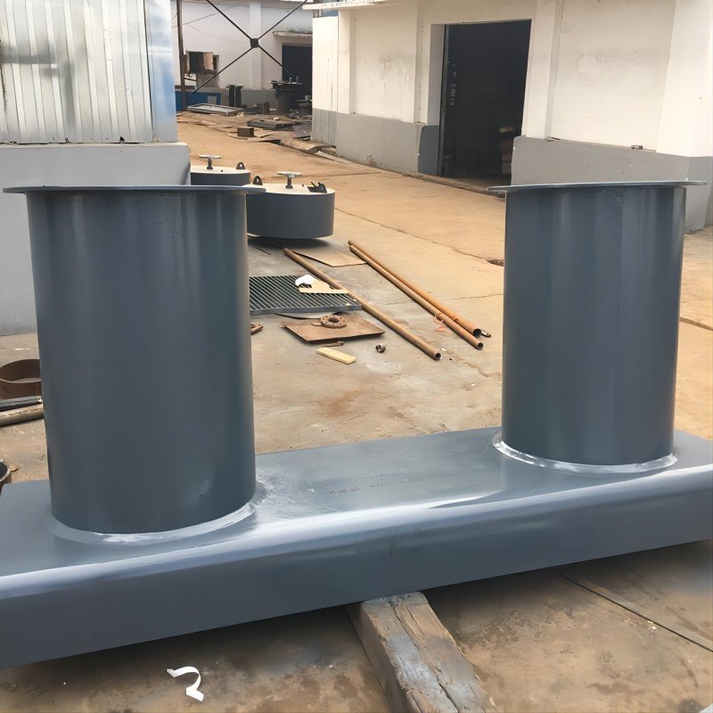 Marine Mooring Bollard A125 Boat Ship Marine Cast Steel Double Bollards