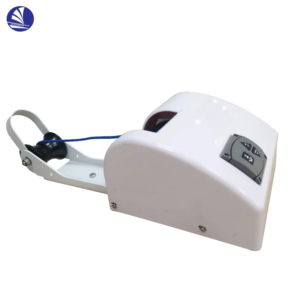 New Type Anchor Fishing Boat Winch, 12V Electric Anchor Winch Big Water Sea Water25SW Winch with Remote Control