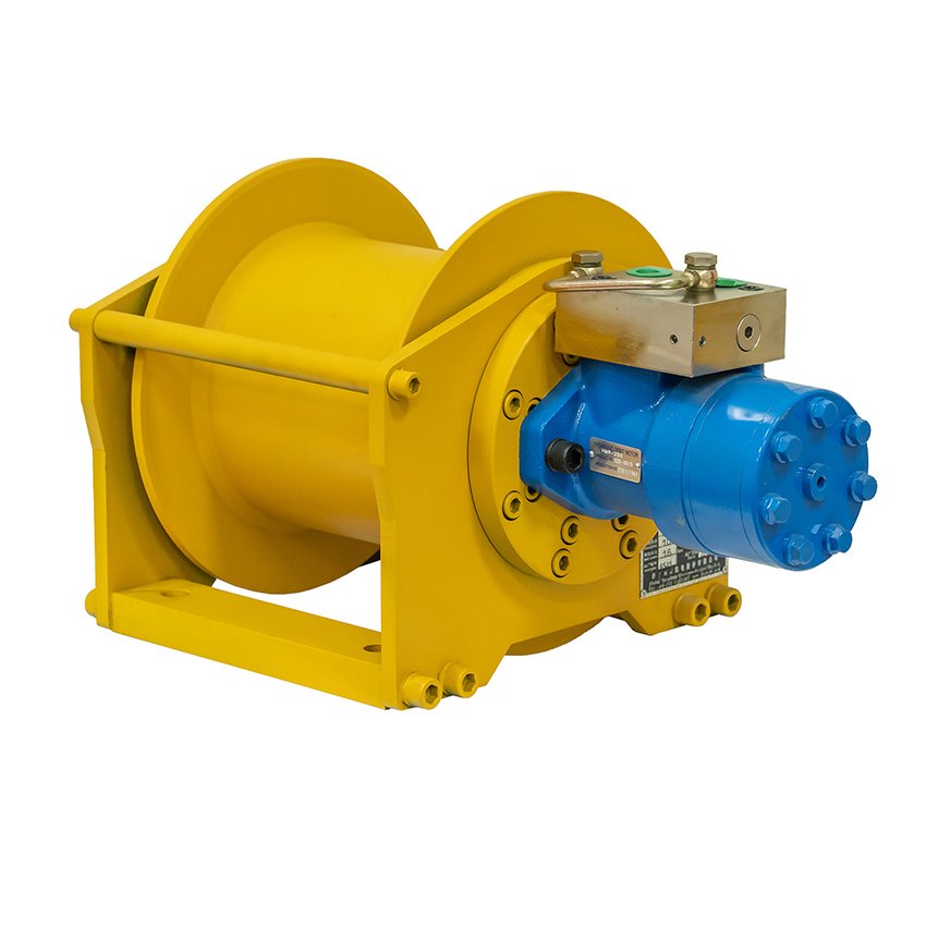 4 Ton / 9000 Lbs Hydraulic Winch Recovery Truck Winch With Manual Clutch Wire Rope Hook for Platform