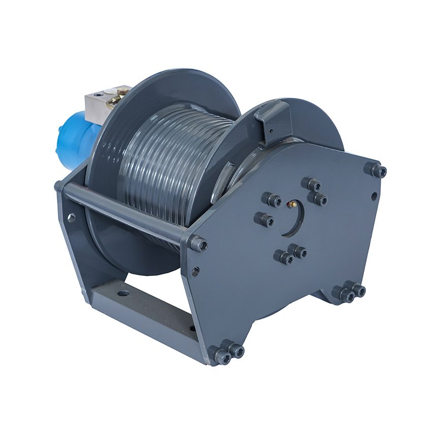 4 Ton / 9000 Lbs Hydraulic Winch Recovery Truck Winch With Manual Clutch Wire Rope Hook for Platform