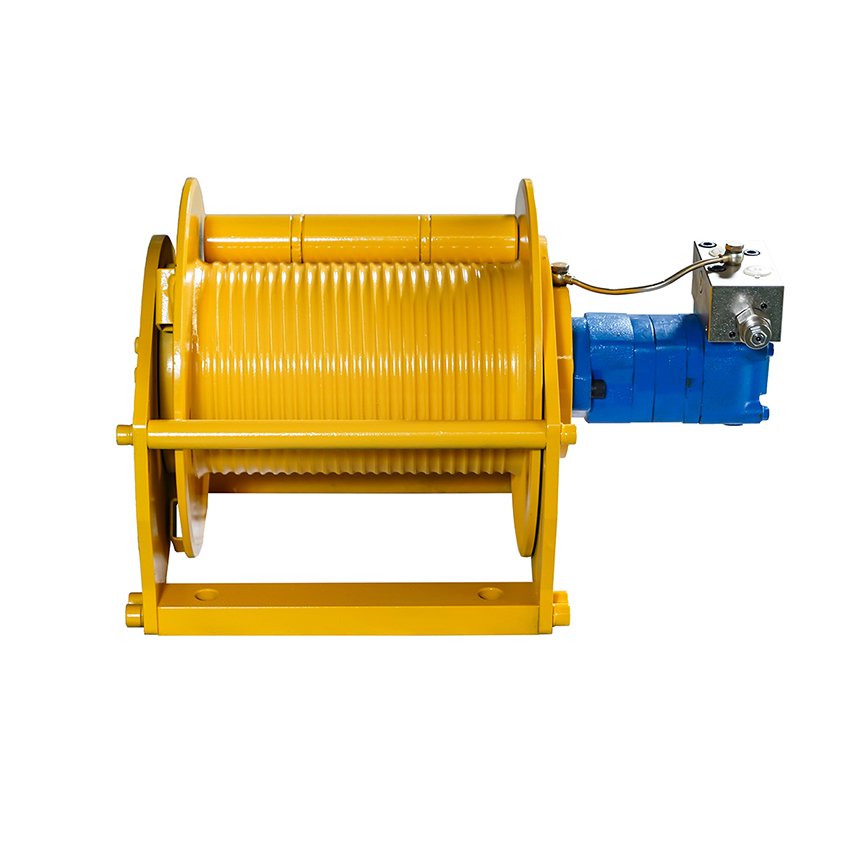 4 Ton / 9000 Lbs Hydraulic Winch Recovery Truck Winch With Manual Clutch Wire Rope Hook for Platform