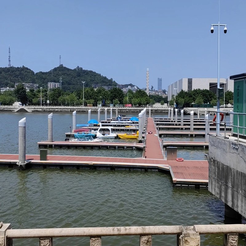 Aluminum Floating Jetty Prefabricated Wood House Fishing Floating Pontoon Dock for Boat Ship