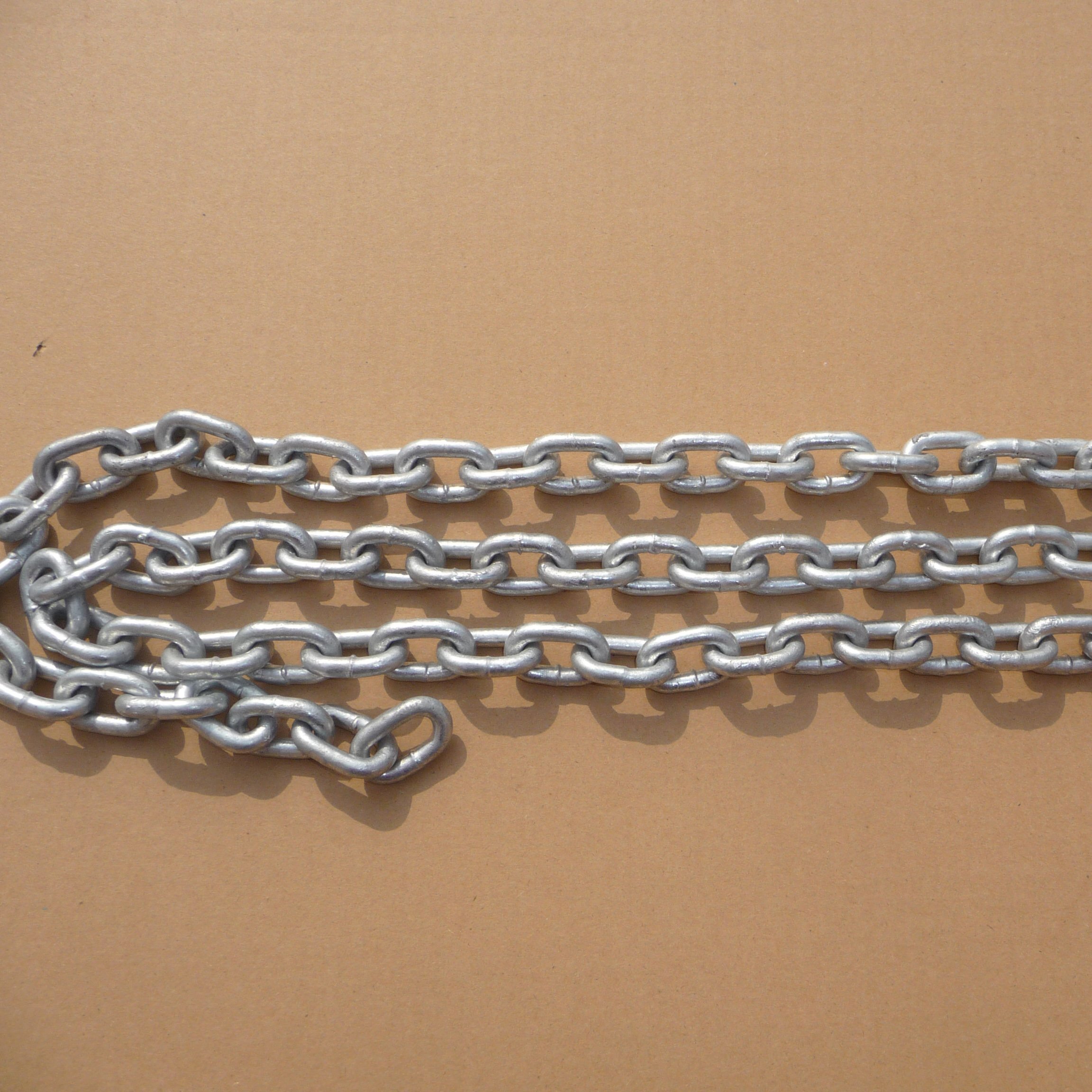 Galvanized DIN766 Open Link Anchor Chain Boat Chain