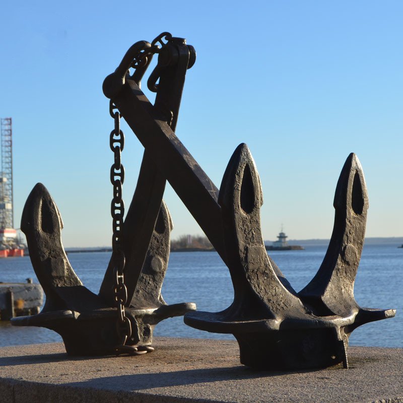 Marine High Holding Power AC-14 HHP Stockless Anchor Steel Boat Anchors With High Power